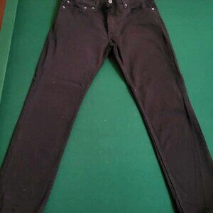 Men's Levi''s 512. Black Denim. Size 34x29